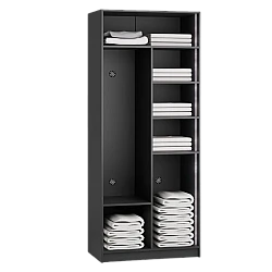 Double-door wardrobe YORK - graphite