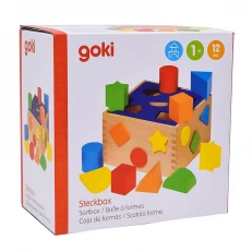 Wooden sorter with molds