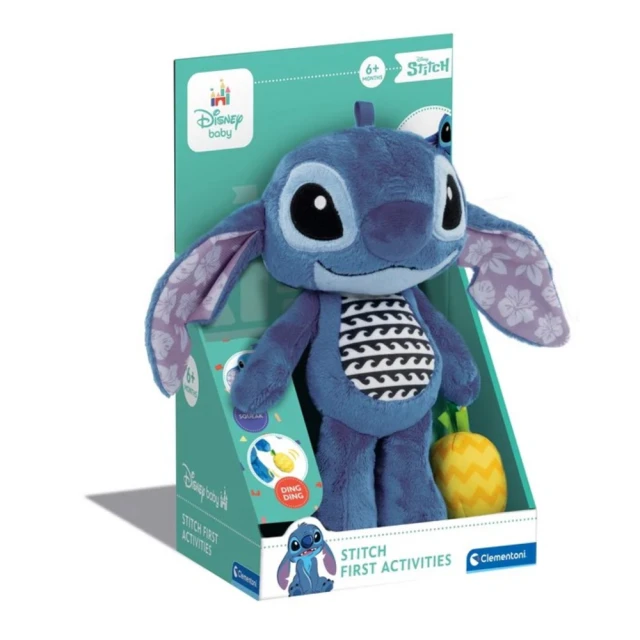 CLEMENTONI BABY  Плюшен  STITCH