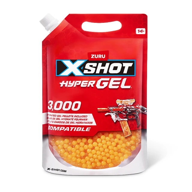 X Shot HYPER GEL ТОПЧЕТА 3000 бр.