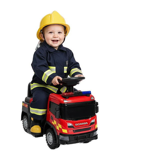 OCIE Ride-On Car Rechargeable 6V SCANIA P 500 Red