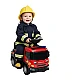 OCIE Ride-On Car Rechargeable 6V SCANIA P 500 Red