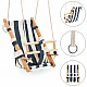 Children's Wooden Swing Type Chaise Lounge GINGER HOME – Cotton Seat, Safety Board, Indoor and Outdoor Use (36×24×57 cm)