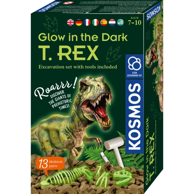 Т-Rex светещ в тъмното
