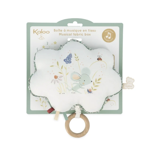 PETITES CHANSONS Musical Toy Green Mouse