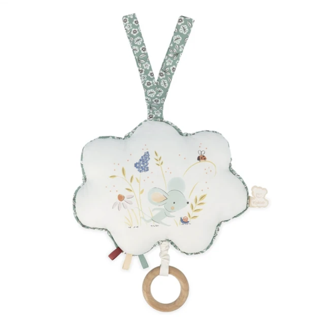 PETITES CHANSONS Musical Toy Green Mouse
