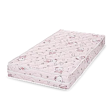 Mattress relax foam 60/120-12cm pink ballerina bear