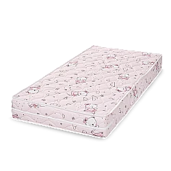 Mattress relax foam 60/120-12cm pink ballerina bear