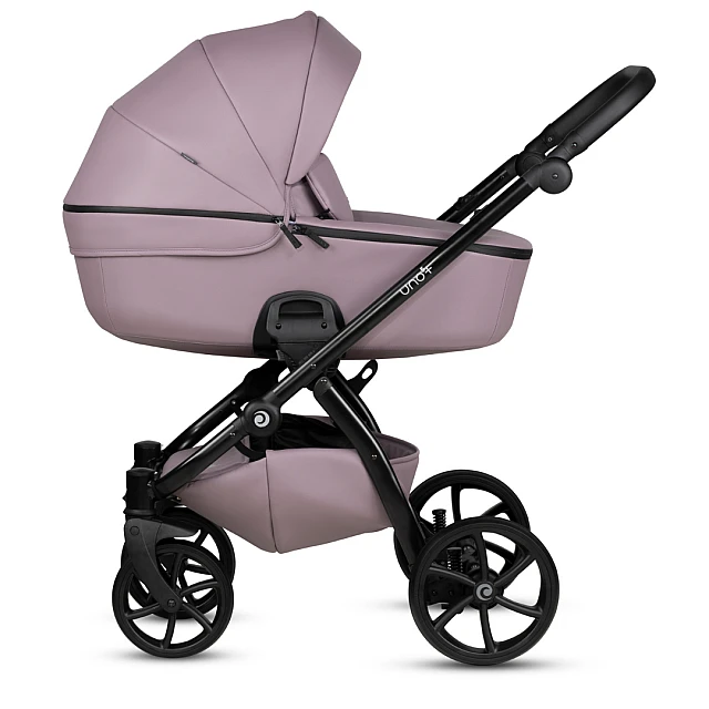 Tutis UNO 5+ Leather baby stroller 2in1 035 Mauve