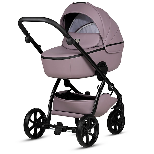 Tutis UNO 5+ Leather baby stroller 2in1 035 Mauve