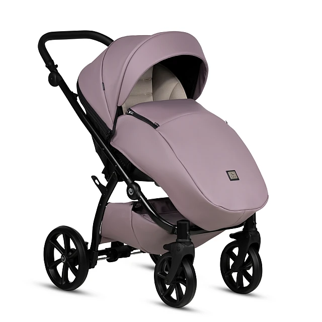 Tutis UNO 5+ Leather baby stroller 2in1 035 Mauve