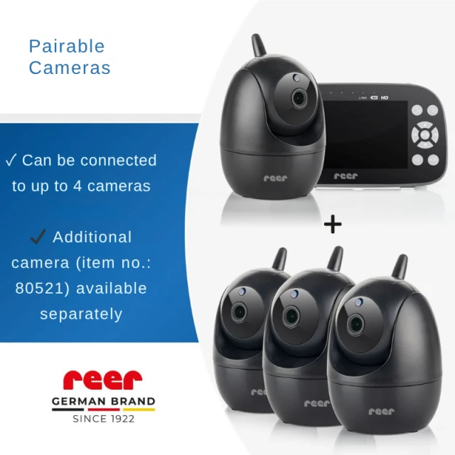 80520 Reer baby monitor with Pro HD Move camera