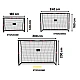 Dunlop football goal 300x200x120
