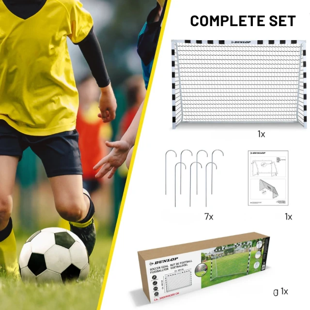 Dunlop football goal 300x200x90 cm
