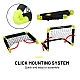 Dunlop 2 pcs folding football goals 55x44x44 cm