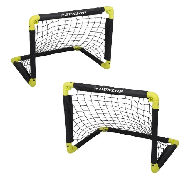 Dunlop 2 pcs folding football goals 55x44x44 cm