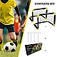 Dunlop 2 pcs folding football goals 55x44x44 cm
