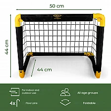 Umbro 2 бр сгъваеми футболни врати 55x44x44 см