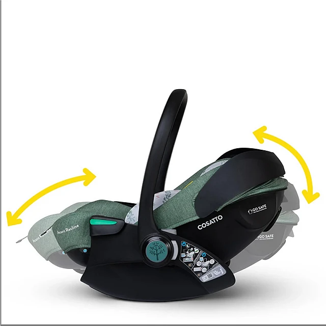 Cosatto CT6087 ACORN Recline car seat 0+ MEADOW + Isofix base CT6005
