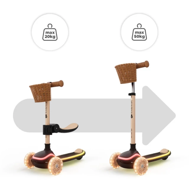 Kinderkraft RAKET UP scooter BEIGE