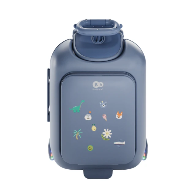 KinderKraft CABBY куфар със седалка BLUE
