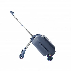 KinderKraft CABBY suitcase with seat BLUE