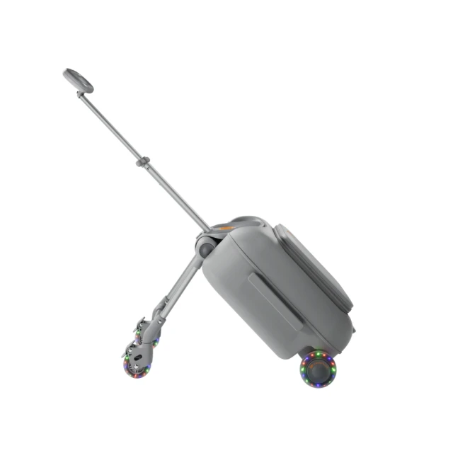 KinderKraft CABBY куфар със седалка GREY