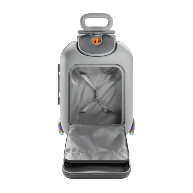 KinderKraft CABBY куфар със седалка GREY