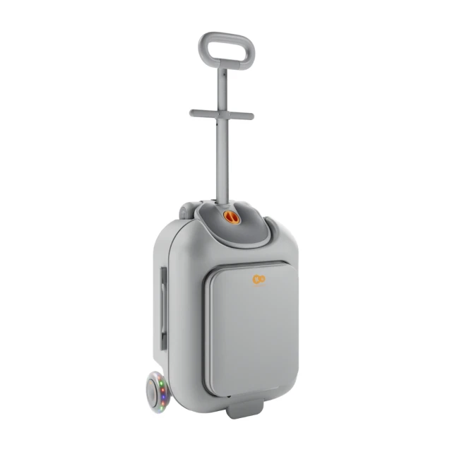 KinderKraft CABBY куфар със седалка GREY