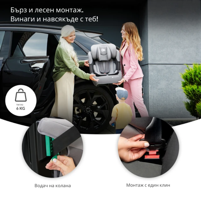 Kinderkraft car seat COMFORT UP i-Size HAPPY SHAPES