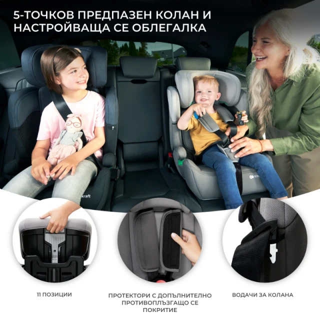 Kinderkraft car seat COMFORT UP i-Size HAPPY SHAPES