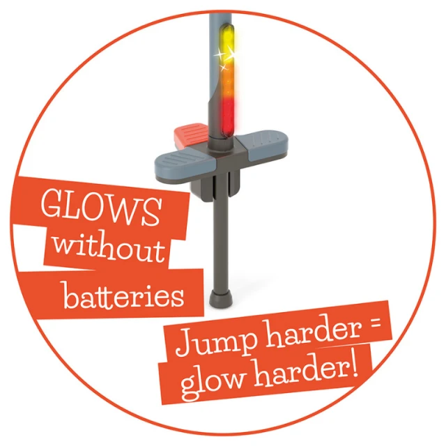 Chillafish Poogi Glow CPPG02PAP kids pogo stick Papaya