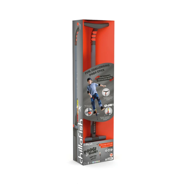 Chillafish Poogi Glow CPPG02PAP kids pogo stick Papaya
