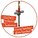 Chillafish Poogi Glow CPPG04PAP teen pogo stick Papaya