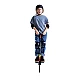 Chillafish Poogi Glow CPPG04PAP teen pogo stick Papaya