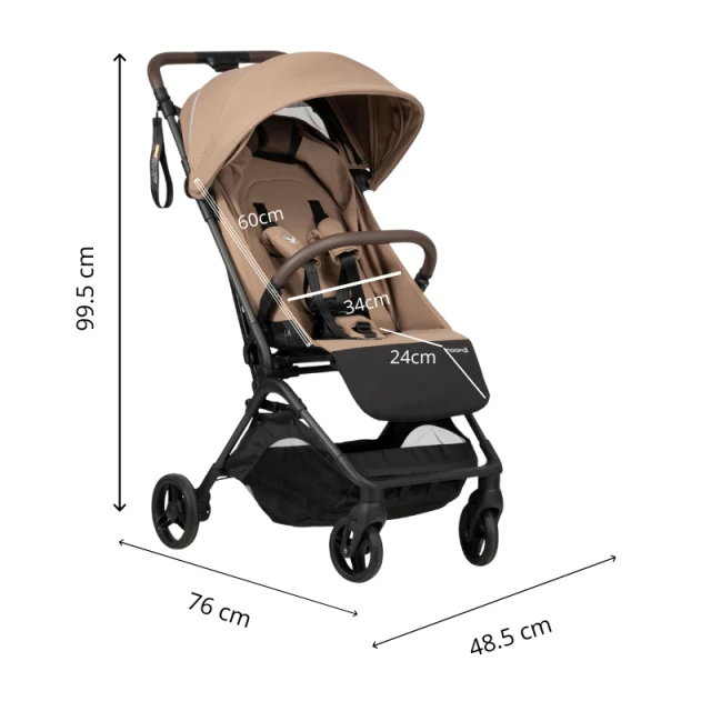 Noordi SIA carbon 5,9 kg push chair 600 Sand Beige