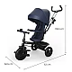 KinderKraft ASTON 2 PLUS tricycle BLUE