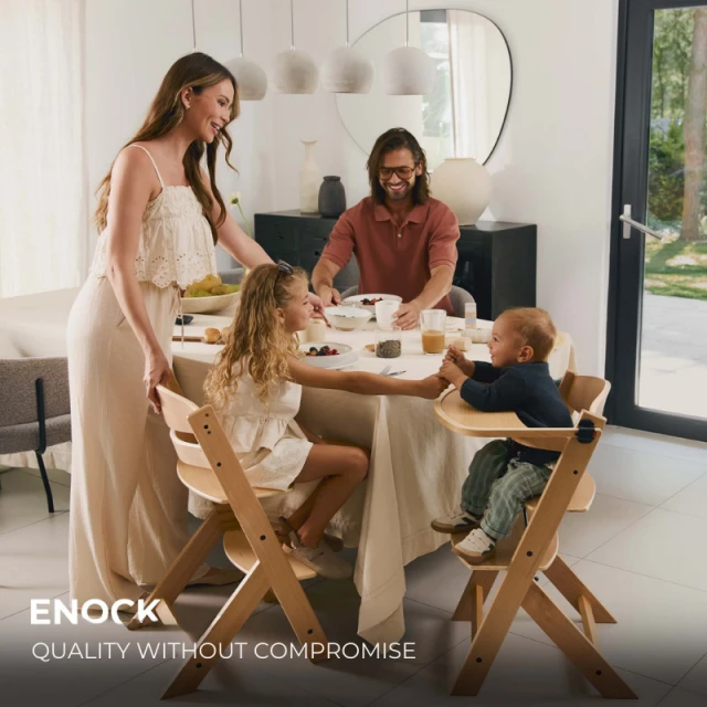 KinderKraft столче за хранене ENOCK BROWN