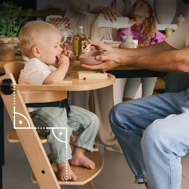 KinderKraft столче за хранене ENOCK BROWN