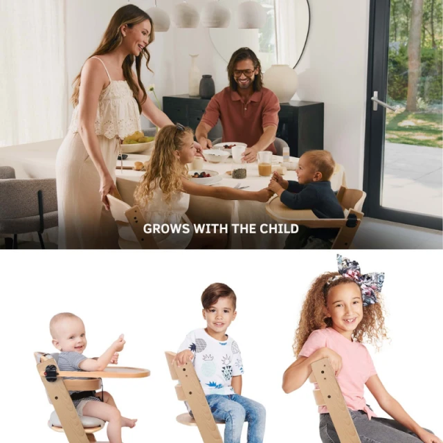 KinderKraft столче за хранене ENOCK BROWN
