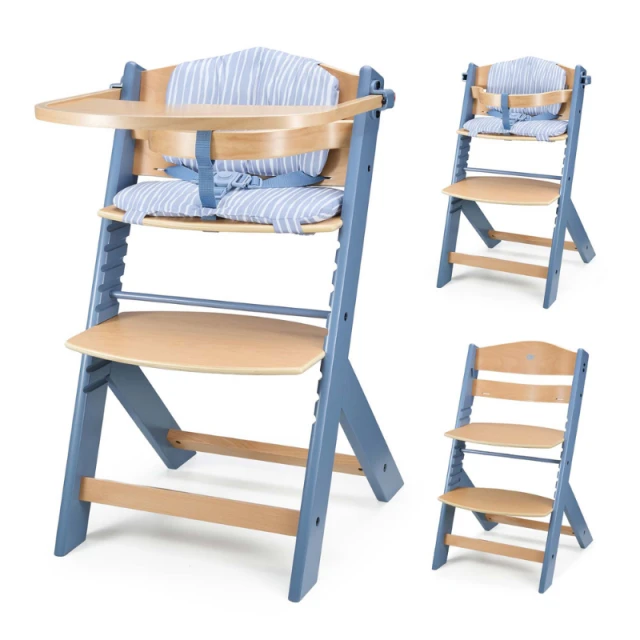 KinderKraft high chair + cushion ENOCK Nordic Breeze