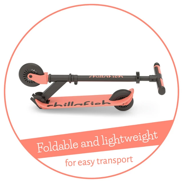 Chillafish Flexxi Glow CPFM04FLA folding scooter Flamingo
