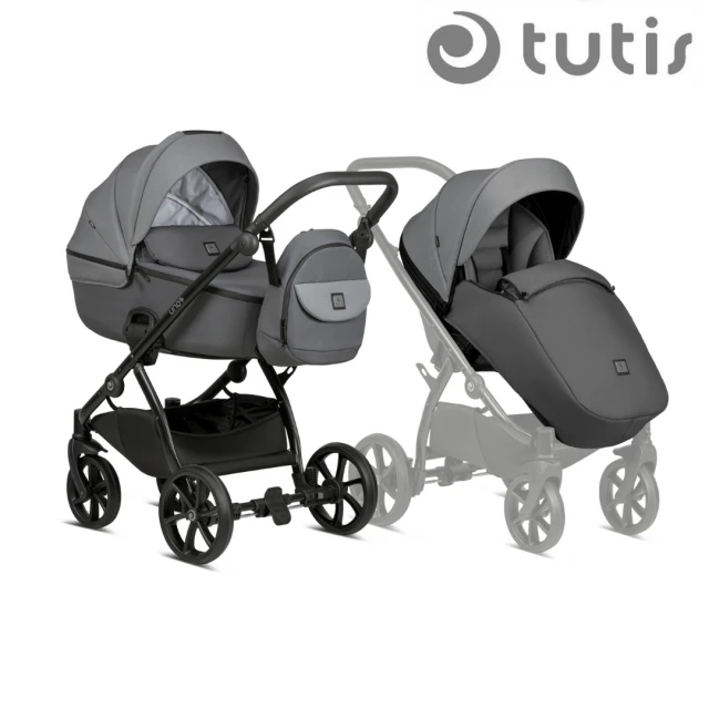 Tutis UNO 5+ 2in1 baby stroller 022 Grey