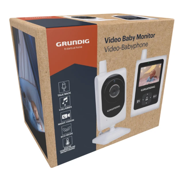 Grundig 33422 видео бебефон 2.4 дисплей