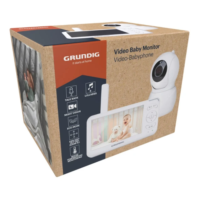 Grundig 33423 video baby monitor 5 display