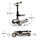 Kinderkraft HALLEY 2 scooter STONE WHITE
