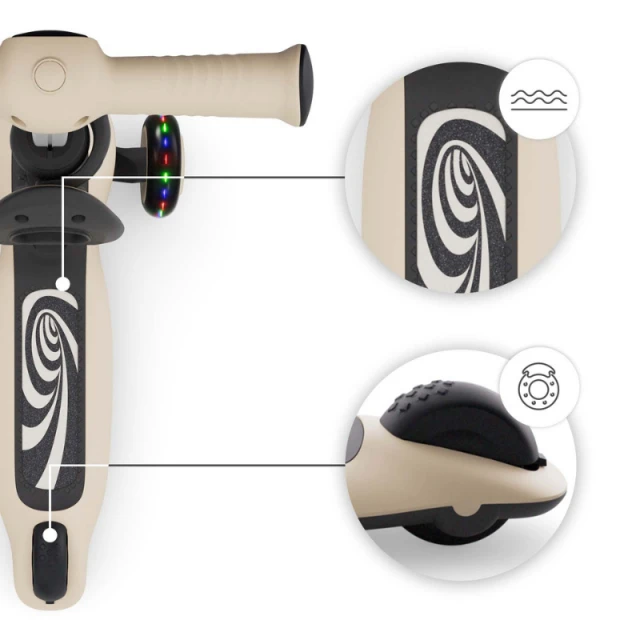 Kinderkraft HALLEY 2 scooter STONE WHITE
