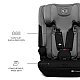 Kinderkraft I-COMFY i-Size столче за кола DARK GREY