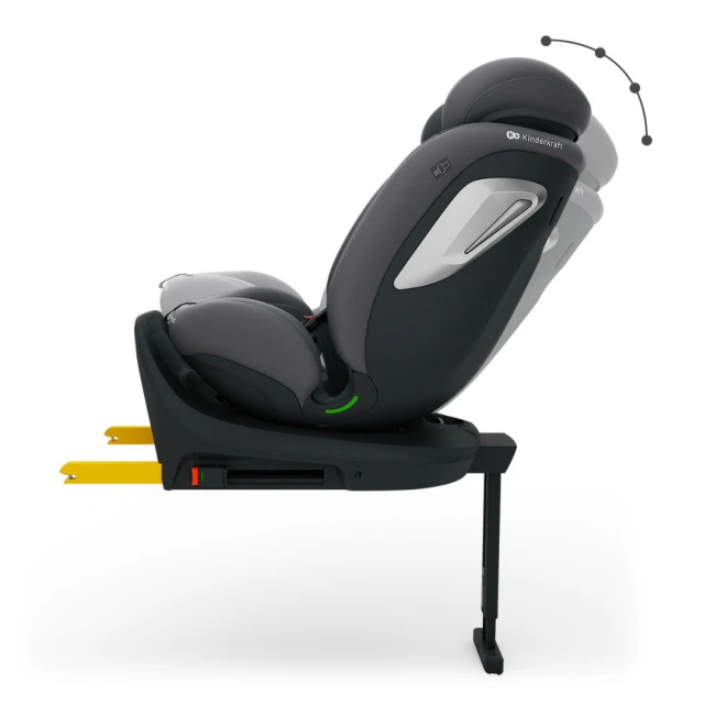 KinderKraft I-360 2 PLUS car seat GREY