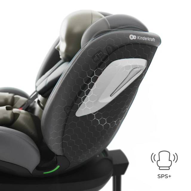 KinderKraft I-360 2 PLUS car seat GREY
